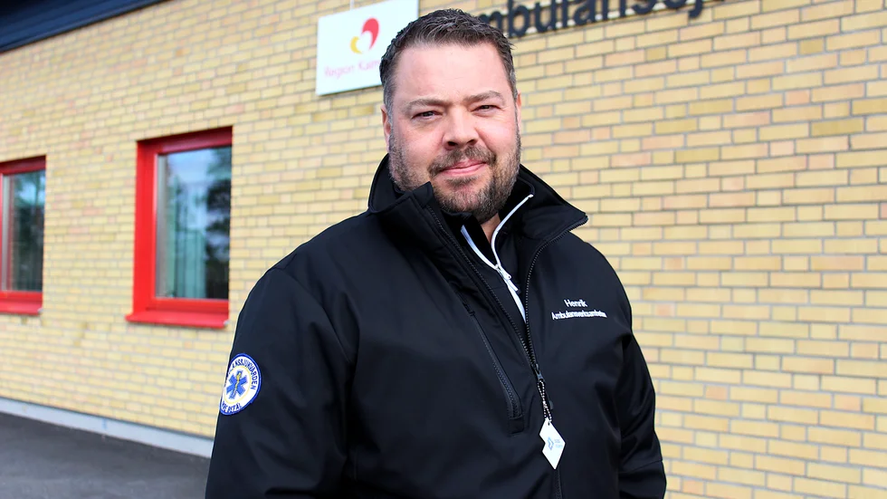 Henrik Ryheden, ambulanschef i Vimmerby, ångrade sig.