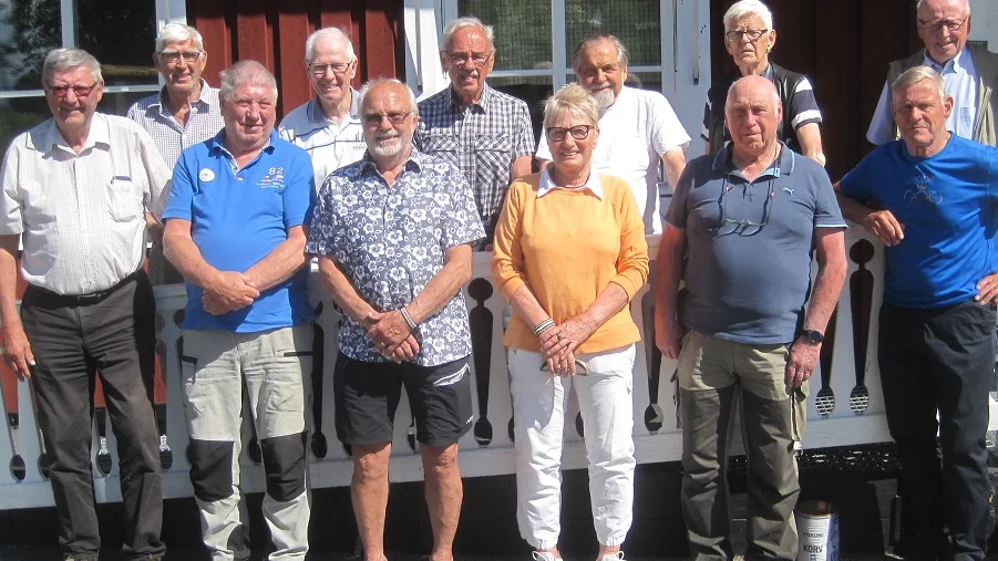 Vid Guldklubben Norrbottens årsmöte deltog från vänster, övre raden, Bo Johansson, Boden, Kurt Engman, Piteå, Birger Sjöberg, Boden, Karl-Erik Nyström, Haparanda, Sandy Lindberg, Boden och Kjell Öhrberg, Piteå. Främre raden: KG Aasa, Luleå, Ralf Näsvall, Boden, Anund Nilsson, Boden, Kurt Engman, Piteå, Rolf Björklund, Arjeplog och Göran Honkamaa, Boden.