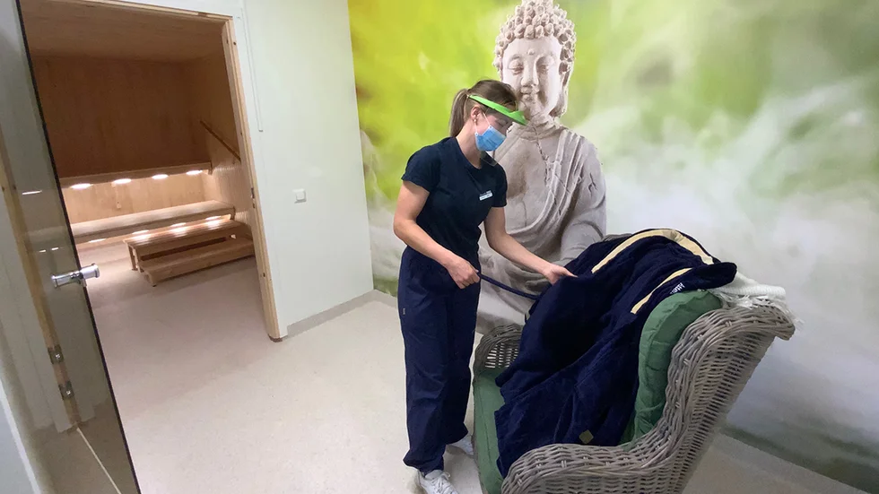 "Det är så det ska vara på ett Attendoboende. Guldkant i tillvaron." - Erica Larsson, Spa-ansvarig Attendo Kapellgärdet Norra