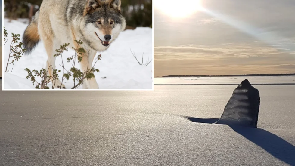 Den varg som befunnit sig i Luleå skärgård har inte setts på ett par veckor. I söndags kan den, eller en annan varg, dykt upp igen. Paret Helsing på Kallaxön är säkra på att det var en varg som kom över isen från den yttre skärgården.