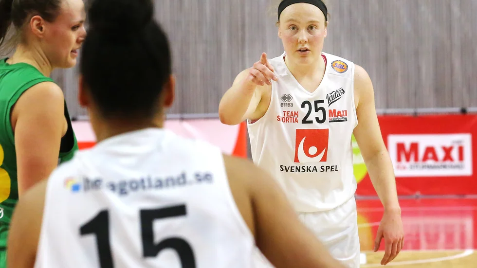 Jessica Kelliher gjorde 23 poäng när Visby Ladies slog AIK.