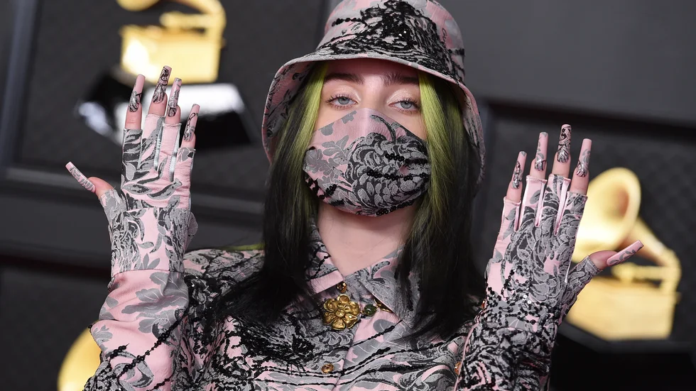 Billie Eilish har popvärldens största ordförråd just nu. Arkivbild.