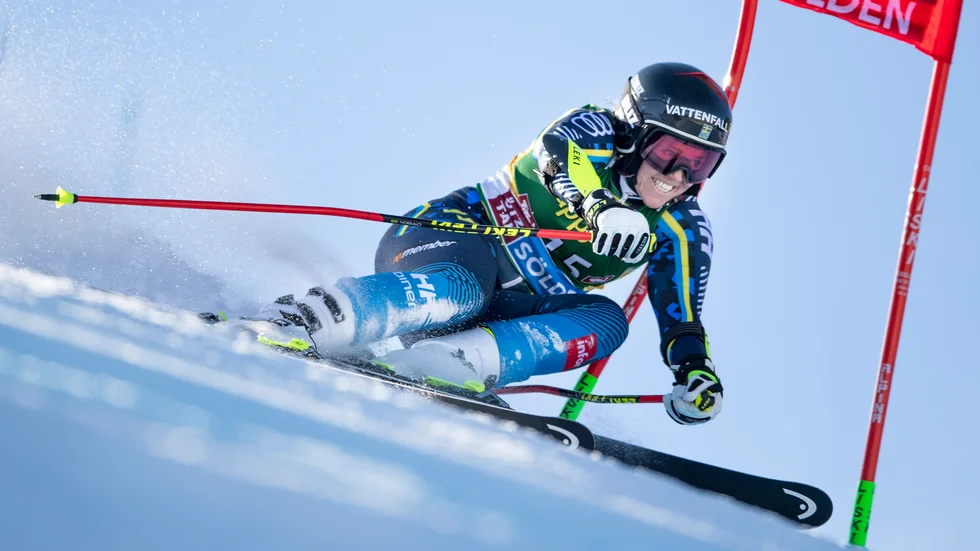 Sara Hector får sällskap av debutanter när den alpina världscupen drar igång i Sölden till helgen. Arkivbild.