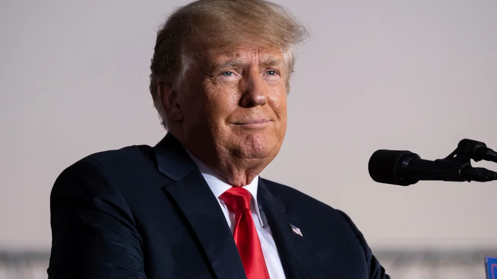 USA:s tidigare president Donald Trump. Bild från i september.