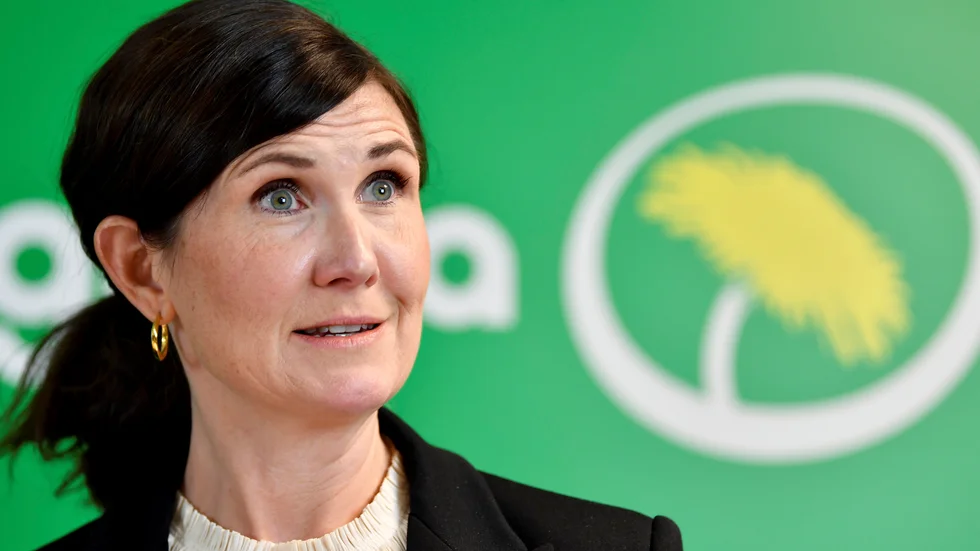 Miljöpartiets språkrör Märta Stenevi. Arkivbild.