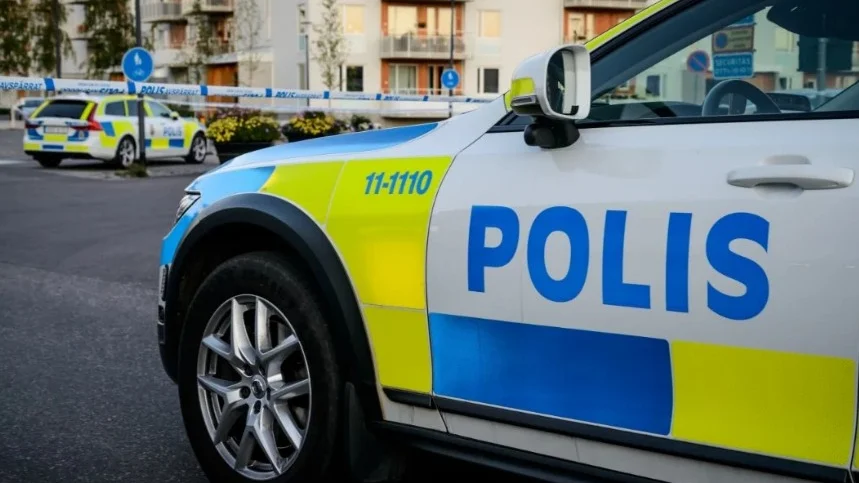 Bilden togs kort efter det misstänkta mordförsöket som skakade Luleå i somras.