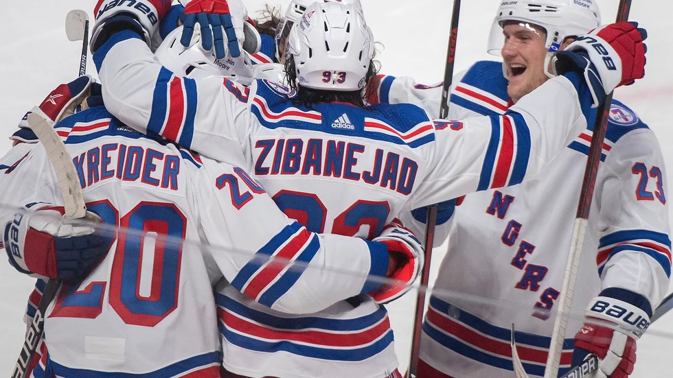 New York Rangers vann över Montréal Canadiens på bortaplan.