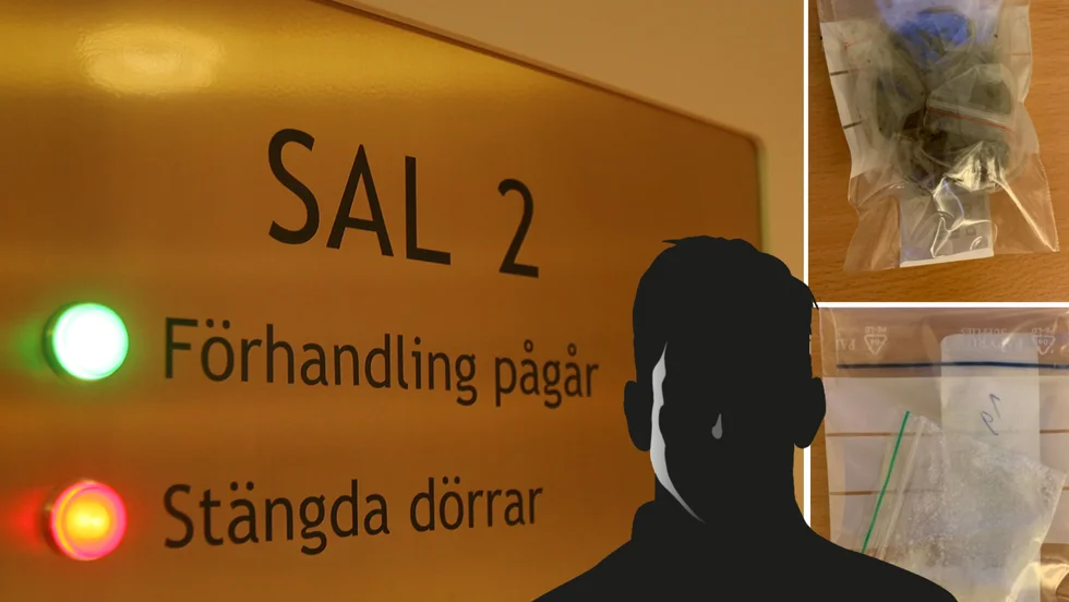 Mannen åtalas misstänkt för ringa narkotikabrott och narkotikabrott, efter två ingripanden i december förra året.