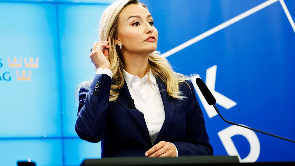 Kristdemokraternas partiledare Ebba Busch. Arkivbild.