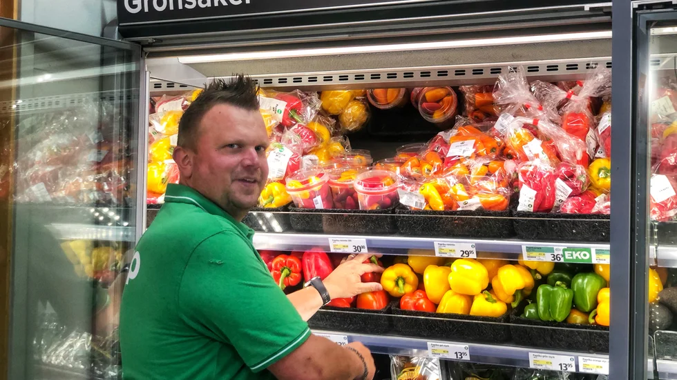 Robert Pihl, butikschef på Coop i Vadstena.