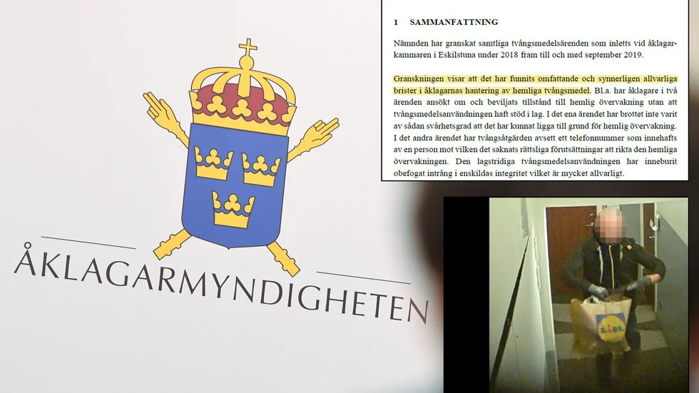 Åklagarkammaren i Eskilstuna får skarp kritik för sin hantering av hemliga tvångsmedel.