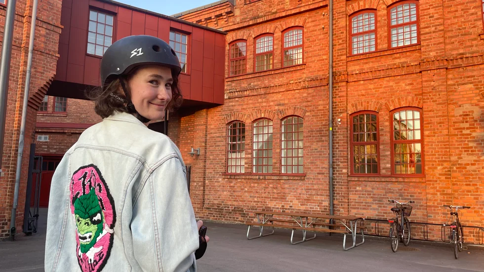 "Det är kul att vi får visa upp oss lite nu när många träningar har varit inställda", säger Linnéa Nord från LKPG Go Rullaz.
