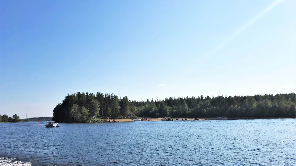 Piteå skärgård är välbevarad med många fina fornlämningar berättar Linda Buska.