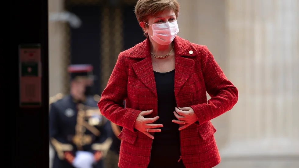 IMF-chefen Kristalina Georgieva. Arkivbild.