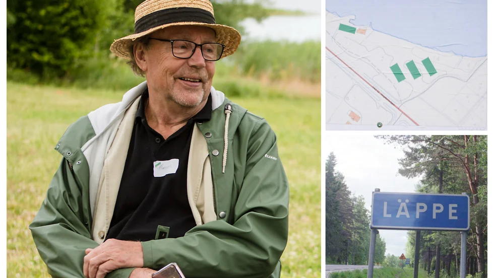 Den tilltänkta platsen för byahuset undantas inte från strandskyddet, men Anders Boman från Kreativa Läppe är ändå vid gott mod. "Någon gång kommer det att gå."