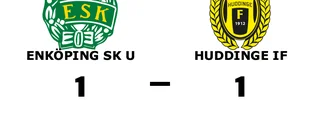 Enköping SK U och Huddinge IF delade på poängen