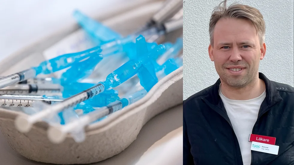  "Vi fyller inte ens upp en fjärdedel av de tider som finns ute vissa dagar", säger Erik Lind, läkare och vd på Idoc.