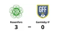 Klar seger för Rosenfors mot Gamleby IF på Rosenfors IP