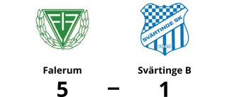 Daniel Asplund i målform när Falerum vann