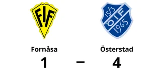 4-1-seger för Österstad – besegrade Fornåsa