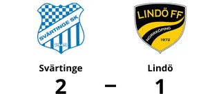 Svärtinge vann mot Lindö hemma