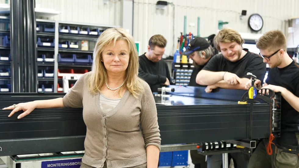 "Vi hittade ingen lämplig lokal i Piteå" säger Maud Spencer, vd för Svalson som istället startar en ny fabrik på Storheden i Luleå. (Arkivbild)