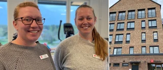 Anna, 31, och Cecilia, 38, ska jobba på nya äldreboendet