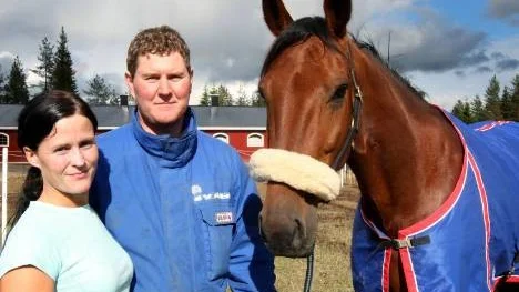 Framgångarna fortsätter för travparet Ingela och Roger Nilsson, frånPiteå. När Bodentravet inledde sin V75-helg med vann bland annat Ingela ett montélopp med familjehästen Saddledome. (Arkivbild)