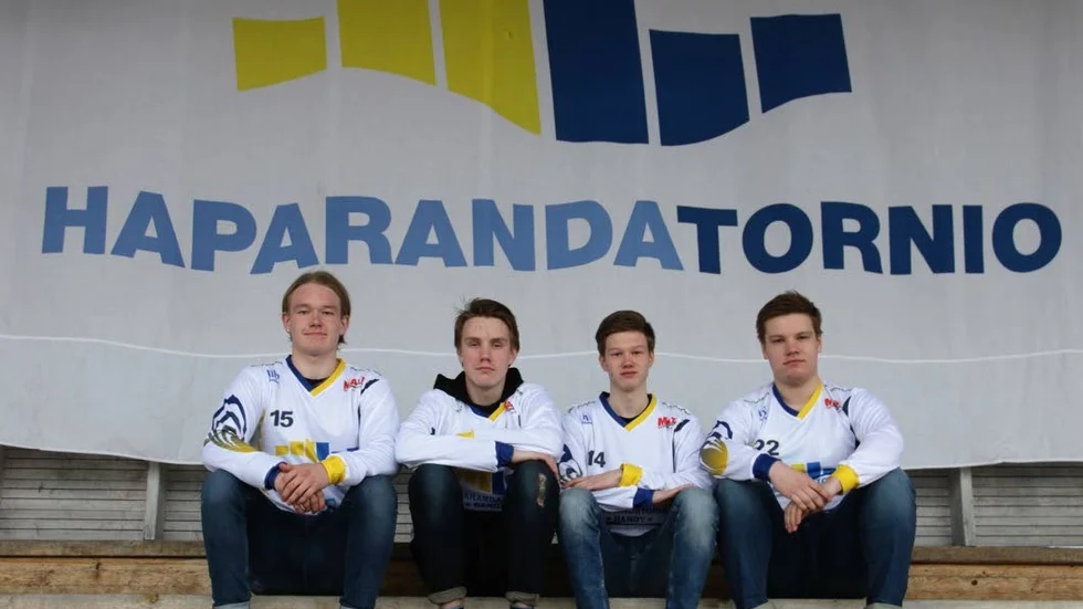 Talangerna. Från vänster syns Joonas Hiltunen, Kristian Luiro, Juho Kaaretkoski och Ville Luiro.