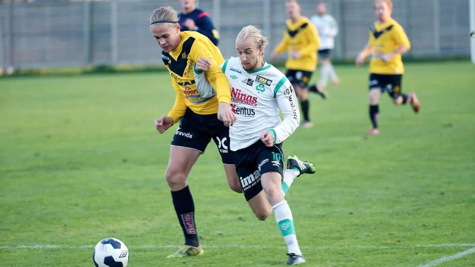 Markus Wahlberg gjorde 1-1-målet för Bergnäset.