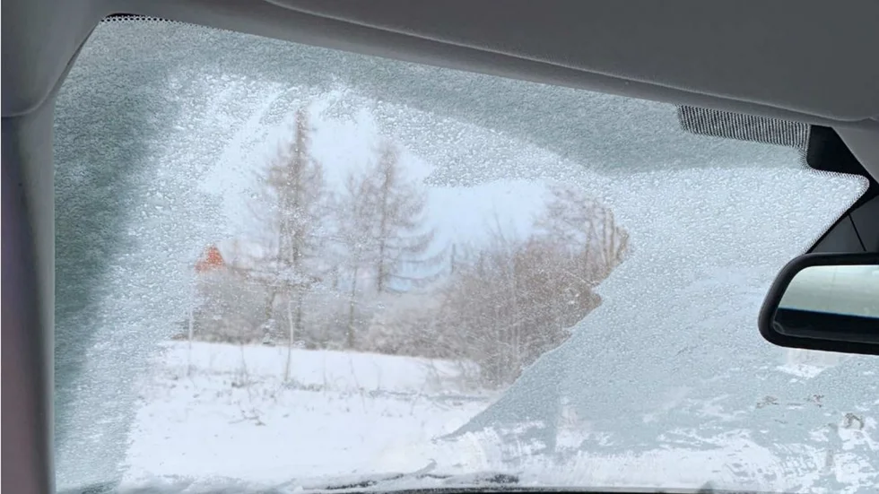Eskilstunabon tyckte själv att sikten var god.