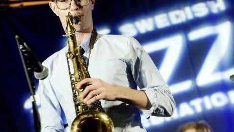 The Stoner med Nils Berg på tenorsax gästade Kulturens hus och jazzfestivalen.