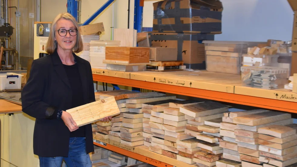 Lena Drugge kommer som verksamhetsledare för Träbransch Norr bland annat att jobba för att ungdomar ska hitta till träbranschen. ”Vi ser till exempel att barn och ungdomar befinner sig på andra sociala plattformar än vuxna.”