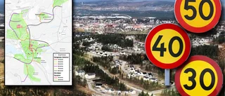 Hastigheten på bilvägarna sänks i Gällivare 