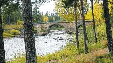 STENBRON. Det var här vid Stenbron i Gällivare som Carolin Stenvalls bil återfanns övergiven.