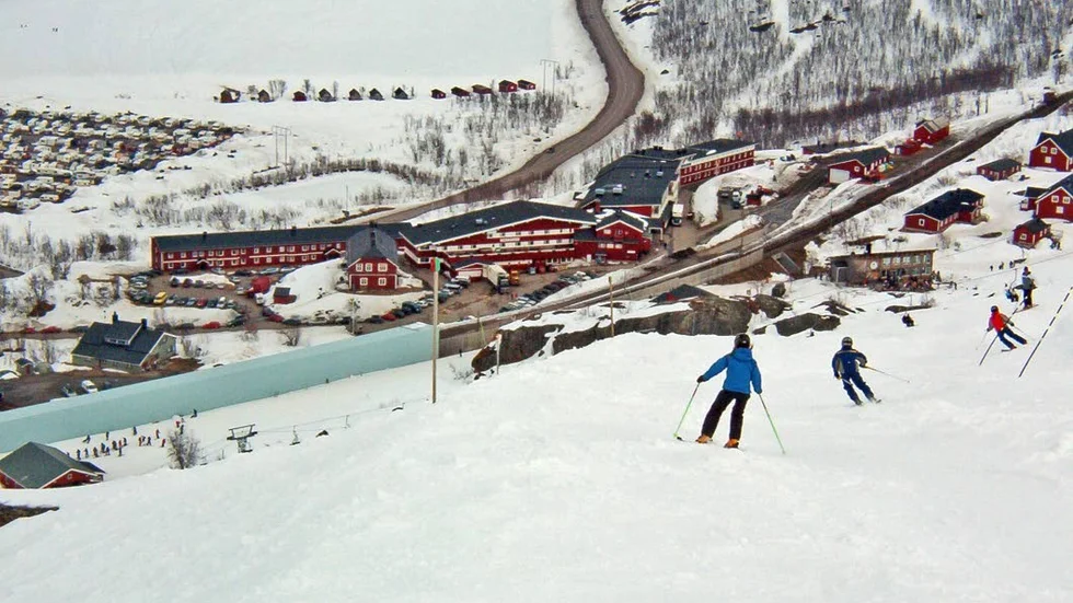 JUBEL I GRÄNSEN. En av Riksgränsens pister, Gränsleden, finns med på mediajätten CNN:s lista över världens 100 bästa nerfarter. Den på bilden är förlängningen av Gränsleden ner mot liftstationen.