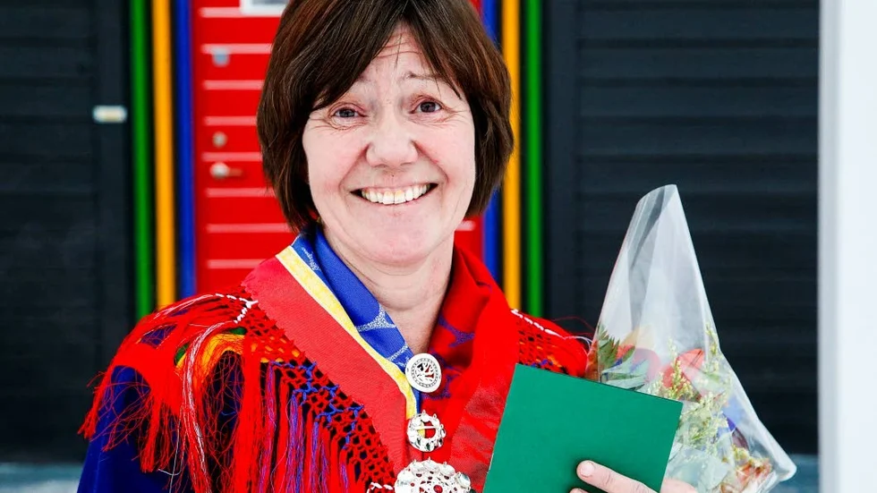 Stipendiat. Årets vinnare av Asa Kitok-stipendiet, Mariann Enoksson.