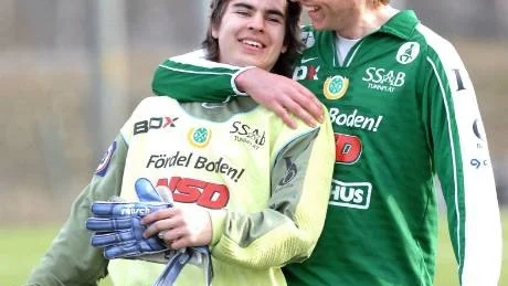 MATCHHJÄLTE. Björn Engbom blev Bodens stora hjälte när laget klarade avancemang i SM.