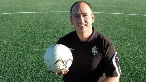 Per-Anders Blind, Älvsbyn, har domarbas under fotbolls-VM för minoriteter i Irak. (Arkivbild)