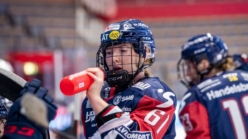 Solveig Gisler gjorde en bra match i LHC.