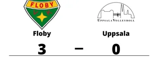 Uppsala föll mot Floby i tre raka set