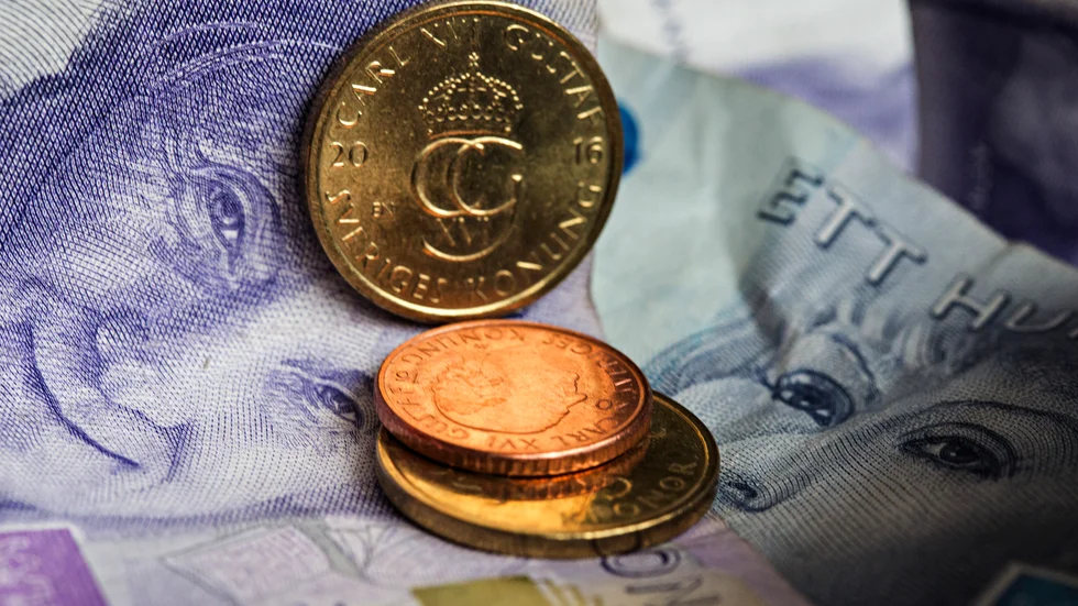 Försvagningen av kronan påverkar fonders värde. En sparare som satsade på en fond med dollartillgångar för tre år sedan har kunnat räkna hem ett valutalyft på 23 procent. Arkivbild