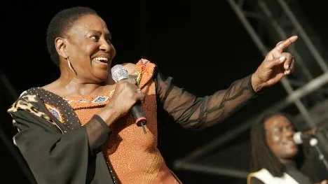 Miriam Makeba på Stockholm Jazz Festival 2006.