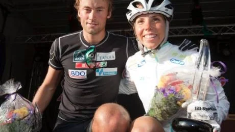 IMPONERADE. Petter Northug och Charlotte Kalla tog hem varsin guldmedalj i Inge Bråten Memorial.