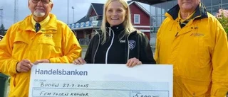 Penninggåva till travskola