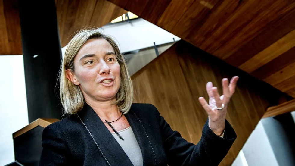 Utesluten. Federica Mogherini, Italiens utrikesminister, anses vara för mjuk mot Ryssland för att kunna bli EU:s nya utrikeschef. Foto: Thomas Oneborg/TT