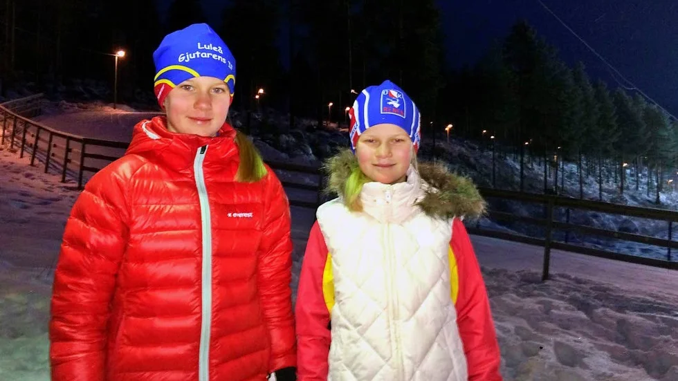 Systrarna. Minna och Ella Turesson åker för Luleå Gjutaren (och orienterar i OK Renen) och föredrar ett par norska stjärnor framför Charlotte Kalla.