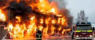 Familjer och företag hemlösa efter brand