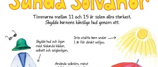 Magnet skyddar barnen mot solen