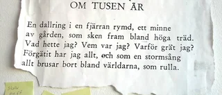 Dikten som gör mig tjutfärdig